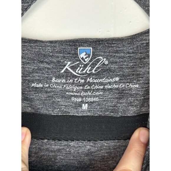 Womens Kuhl Mova Aktiv Athletic Tank Dress w Shelf Bra Heather Black/Gray MEDIUM - Picture 6 of 10